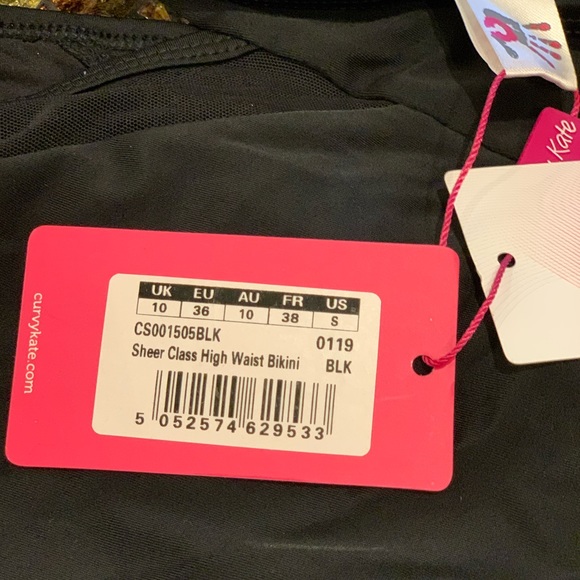 NWT- Curvy Kate Sheer Class underwire Tankini (34G) and High Waist Bikini (S) - Picture 14 of 14